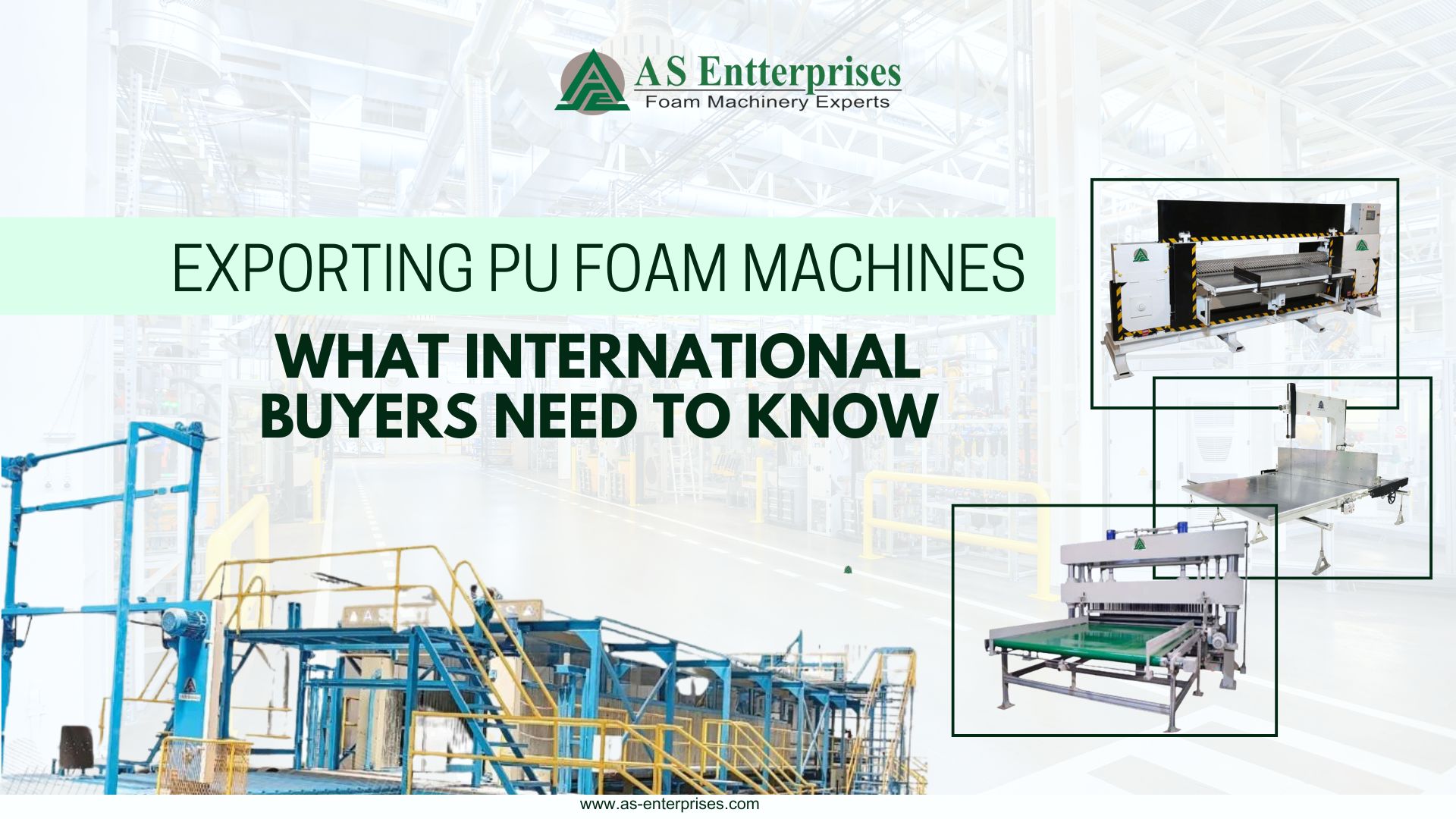 Exporting PU Foam Machines