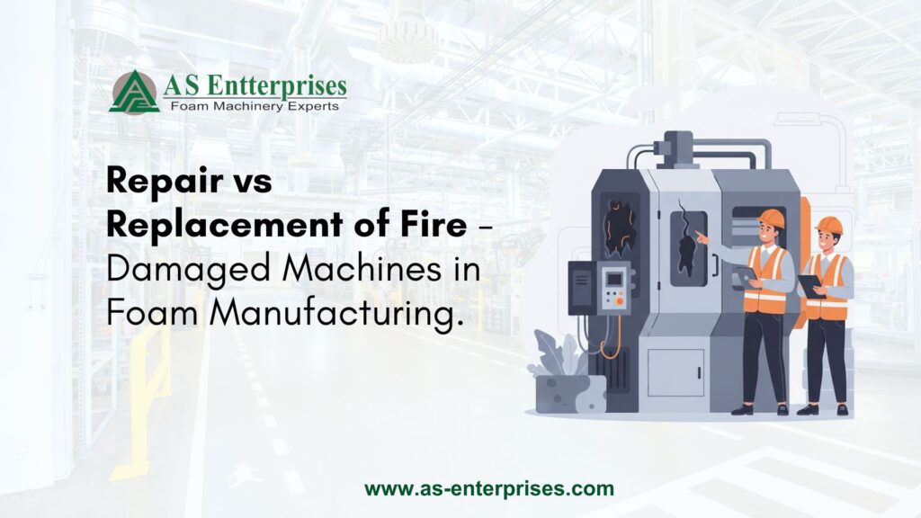 Repair vs. Replacement of Fire-Damaged Machines in Foam Manufacturing